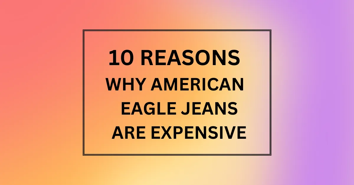 WHY AMERICAN EAGLE JEANS ARE EXPENSIVE