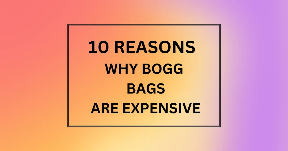 WHY BOGG BAGS ARE EXPENSIVE