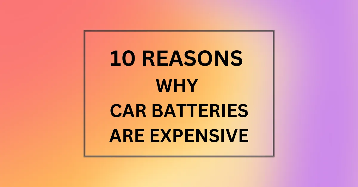 Why Are Car Batteries So Expensive? 10 REASONS WHY Lux Expensive