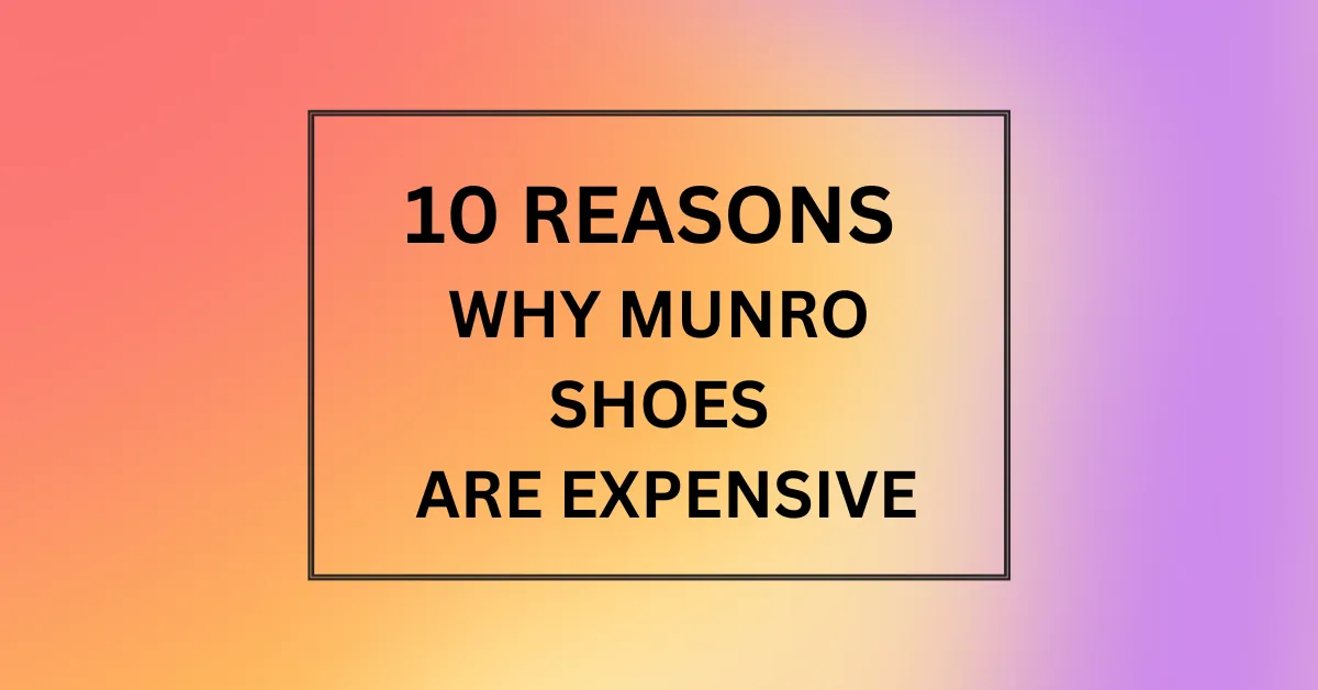 Why Are Munro Shoes So Expensive? 10 REASONS WHY Lux Expensive